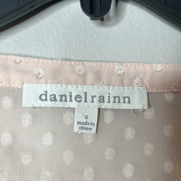 Daniel Rainn Sheer Polka Dot Blouse Small - Picture 2 of 6